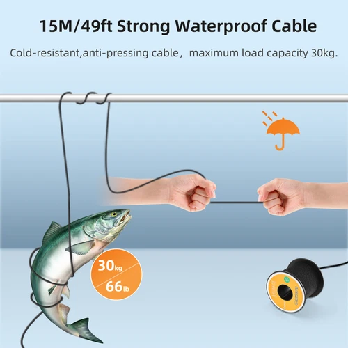 Eyoyo Underwater Fishing Camera Video Fish Finder 1000TVL Waterproof DVR - Picture 6 of 8