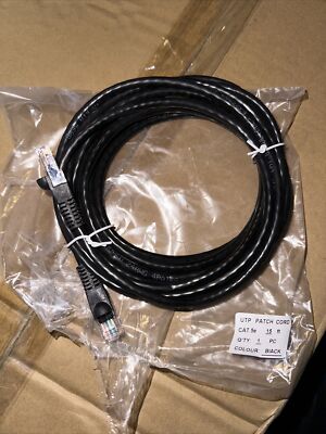 CAT 5e 15 ft 24 AWG UTP PATCH CORD