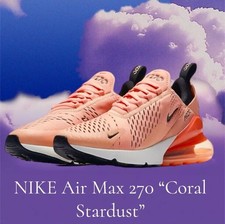 Excellent Condition NIKE Air Max 270  Coral S...