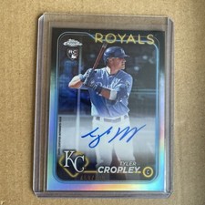 2024 Topps Chrome Rookie Auto Refractor 459 /499 #RA-TC Tyler Cropley  - KC