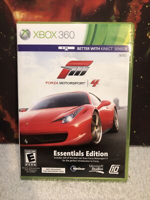 Xbox 360 Video game TopGear Forza Motorsports 4 Works!
