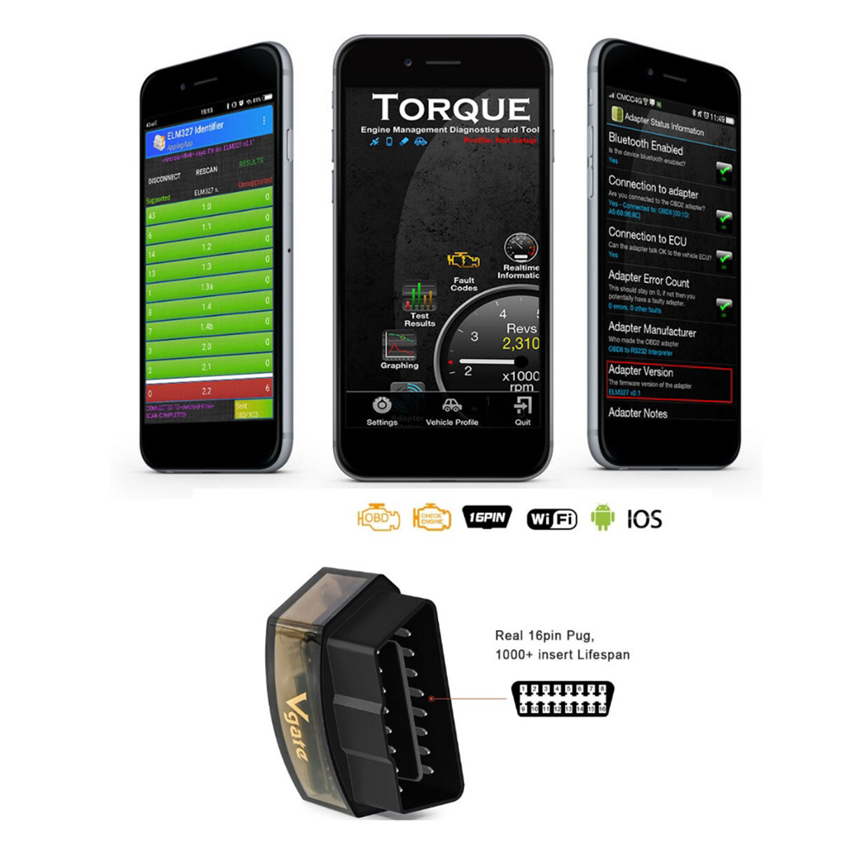 VGATE ICAR PRO Bluetooth 4.0 BIMMERCODE Per Scanner BMW OBD2 Per - Foto 6