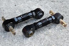 Vms Racing Black Rear Adjustable Camber Arms Kit For 88-00 Civic 90-01 Integra