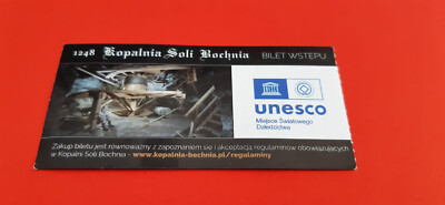 Bochnia Salt Mine (Bochnia, Poland) - used admission ticket