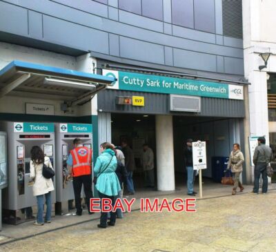 FOTO CUTTY SARK FÜR MARITIME GREENWICH DLR STATION CUTTY SARK IST EIN BELICHTUNGSMESSER