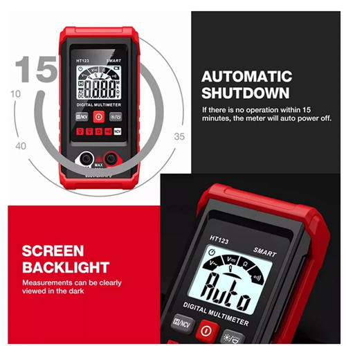 Professional Digital Multimeter Voltmeter Ohmmeter Ammeter Multi Tester Meter TK - Picture 33 of 36