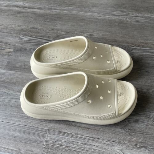 Crocs Crush Plataforma Tobogán en Hueso Mujer Talla 9 Hombre Talla 7 - Imagen 4 de 5