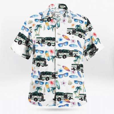 Fire & Rescue Hawaiian Shirt: South Carolina s Holly Springs Shop Now
