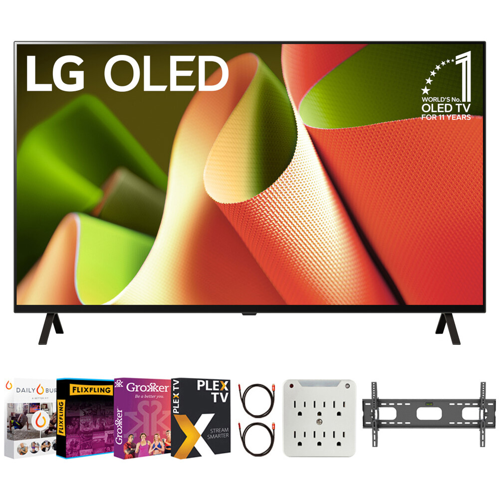 4K-процессор LG 77 OLED B4 серии Smart TV (2024) с пакетом потоковой передачи фильмов