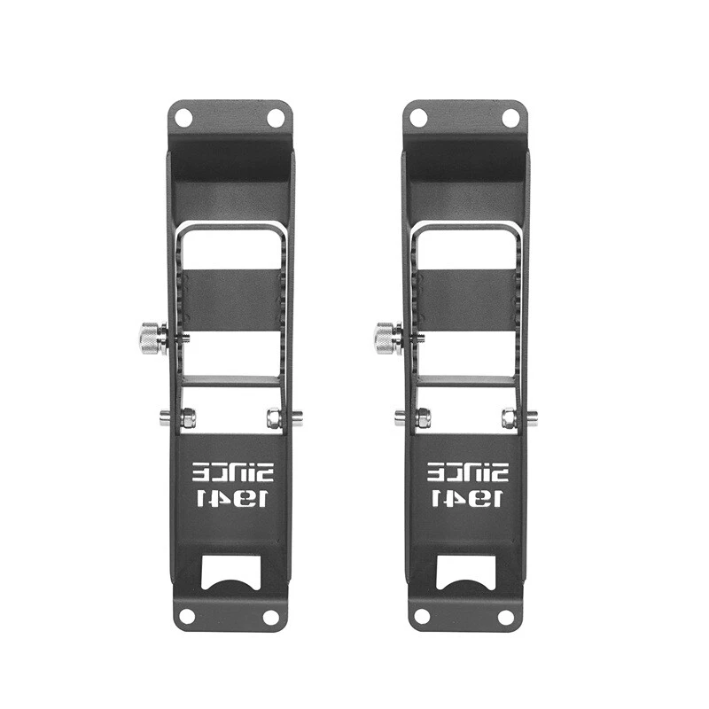 Escalones de bisagra de puerta plegable de acero con ajuste 1941 18-25 Wrangler Jeep JL JT Gladiator Foto 4 de 4