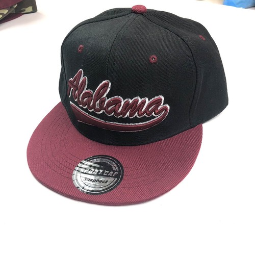 Alabama Hat Black Crimson Tide Snapback 