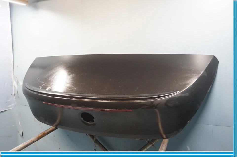 04-07 BMW 645Ci 650i E63 E64 maletero puerta levadiza tapa panel conjunto negro OEM Foto 3 de 4