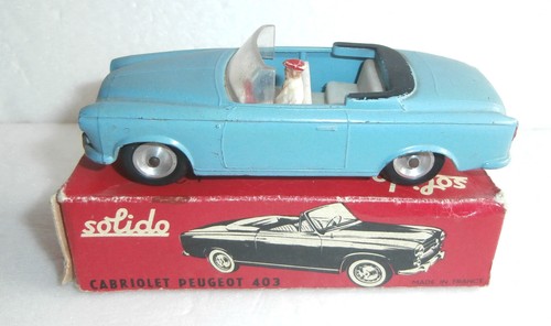 SOLIDO RARE PEUGEOT 403 CABRIOLET 1/43 - Foto 3 di 5