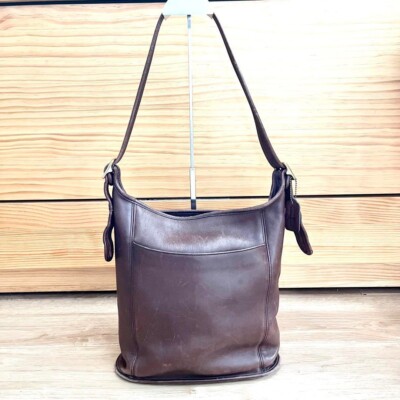 バッグ 00s old coach 9061 shoulderbag leather Old Coach Leather Shoulder Bag / オールドコーチ ショルダー