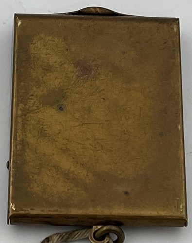 Vintage Brass J.E. Mergott Co Newark, NJ MatchBook Cover Holder w/ Tiki Bar Book - Bild 6 von 11