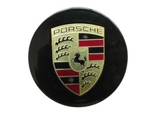 Porsche 9P1601147A 1x Nabenkappe Nabendeckel Nabenabdeckung schwarz