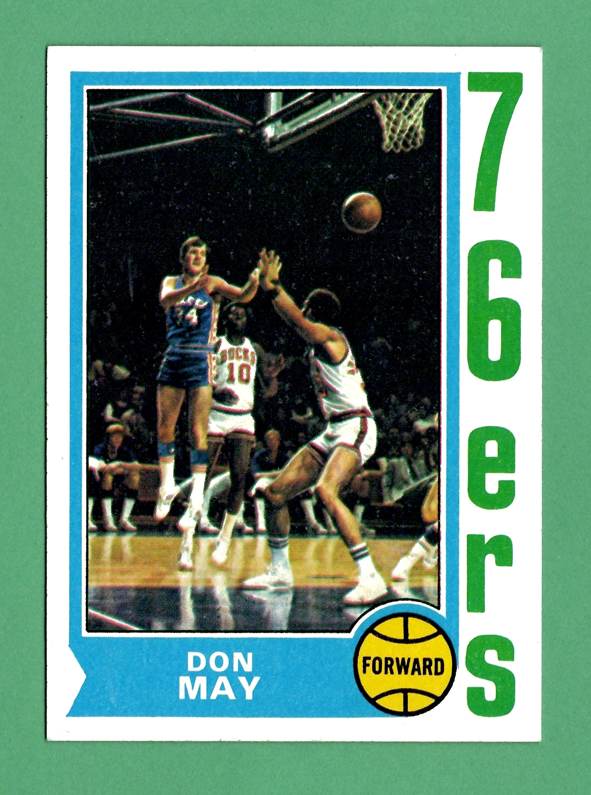 1974 Topps #2 Don May NM Near Mint Philadelphia 76ers