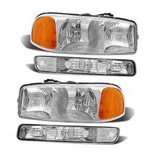 Headlights for 1999 2000 2001 2002 2003 2004 2005 2006 OE-Chorme/Amber/Clear
