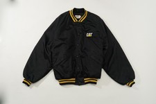 CAT Caterpillar Black Snap Jacket Quilted Lin...