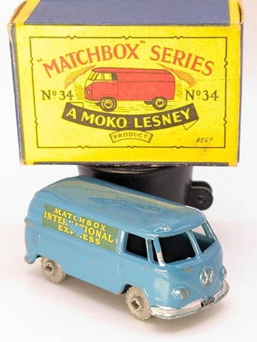 Matchbox Lesney Moko 34a VW Volkswagen Van 1957 MW vintage diecast toy car