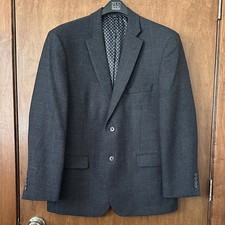Jos. A. Bank Charcoal Checkered Blazer