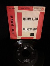 BENNY GOODMAN JAZZ BLUES 45 GEORGE GERSHWIN RCA THE MAN I LOVE LADY BE GOOD