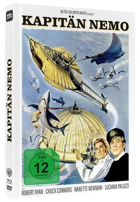 Mediabook KAPITÄN NEMO 1969 Chuck Conners ROBERT RYAN Captain Nemo DVD Blu-Ray