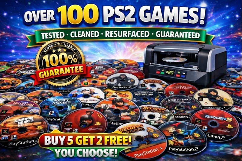SONY PLAYSTATION 2 GAMES (PS2) 🔥DISC ONLY 🔥YOU CHOOSE 🔥BUY 5