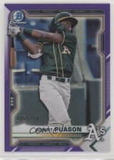 2021 Bowman Draft Chrome Purple Refractor 176/250 Robert Puason #BDC-153 ut4