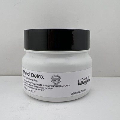 L'Oreal Professional METAL DETOX Hair Mask, Deep Conditioner Treatment, 8.5 oz