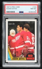 1987-88 O-Pee-Chee Adam Oates #123 PSA 8 HOF 7a2