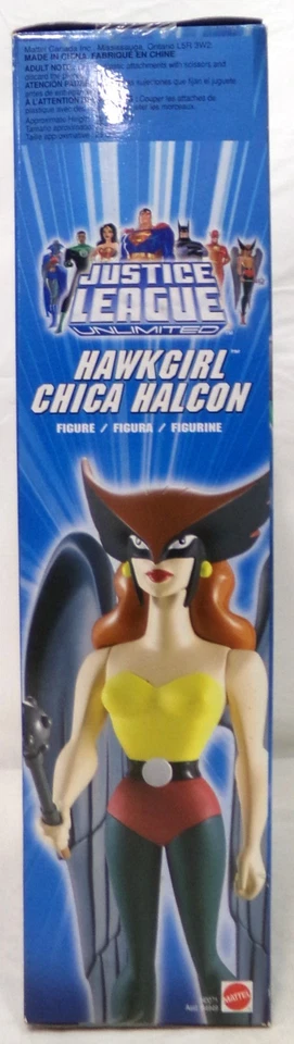 2004 Mattel DC Universe Justice League Unlimited JLU Hawkgirl 10" Figure New - Image 4 of 4