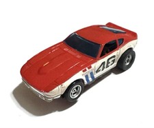 Aurora AFX 1911 Bre Datsun 240Z Red White Magna-traction HO Slot Car Very Nice 