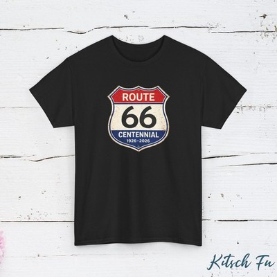 Route 66 Centennial T Shirt | High Quality Heavy Cotton