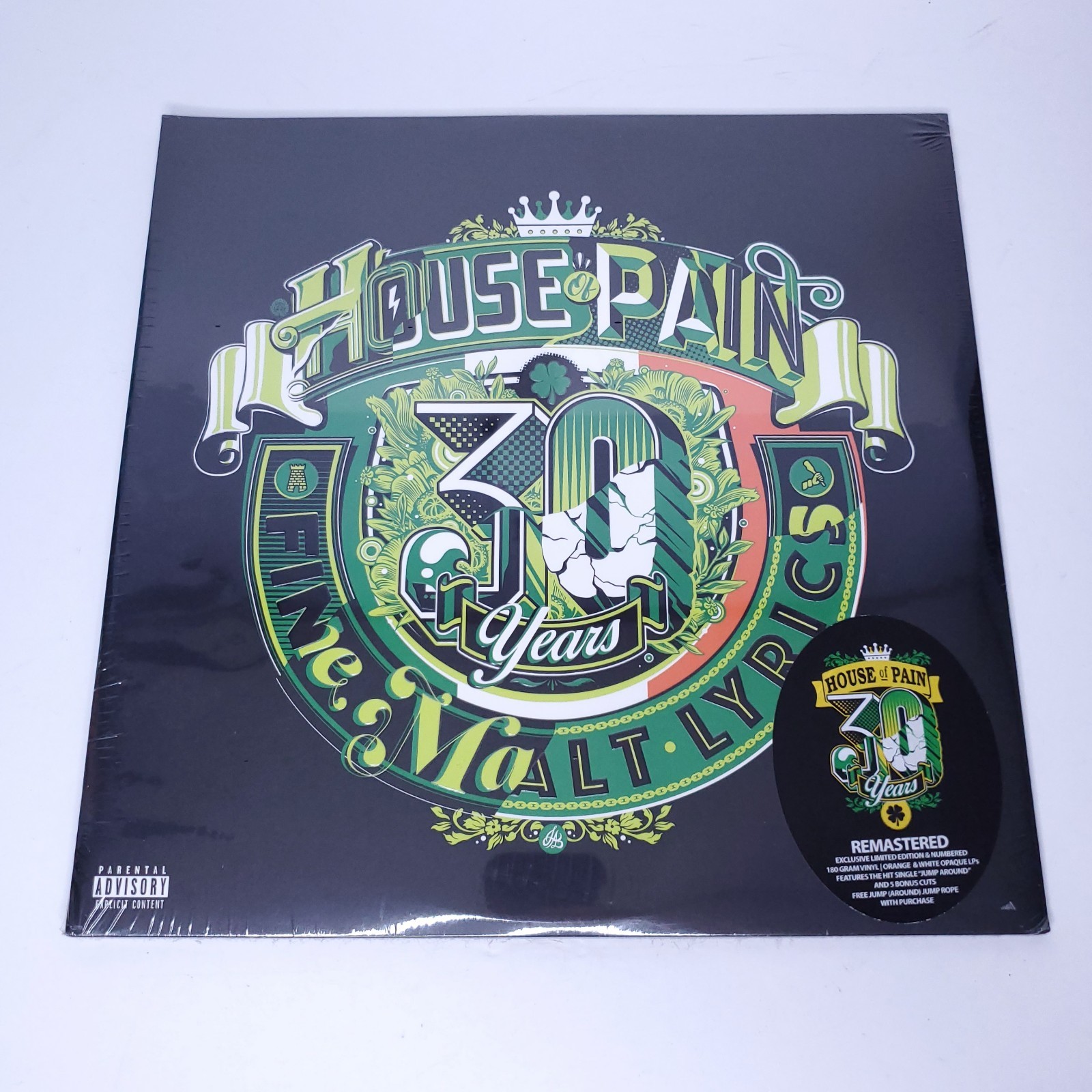 House Of Pain Fine Malt Lyrics, 30-й ремастер, Лимитированная цветная виниловая пластинка объемом 180 г. 