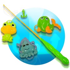 ANGELSPIEL Fischfang Kinderspiel ANGELN für Kinder Badewanne Familienspiel V1