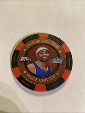 Vince Carter Red And Black Poker Chip /399