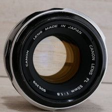 Canon FL 50mm f/1.8 Prime Lens FL Mount Manual Focus Japan GOOD 