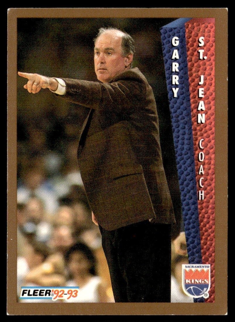 1992-93 Fleer Garry St. Jean Rookie Sacramento Kings #197