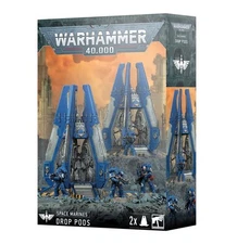 ⚔️WARHAMMER 40K - SPACE MARINE DROP PODS - NIB⚔️