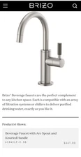 Brizo Litze Single-Handle, 1.5 GPM, Brilliance Stainless - 61343LF-C-SS