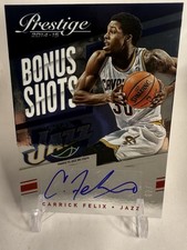 Carrick Felix 2014-15 Panini Prestige - Bonus Shots Autographs #43 Red Plus /49