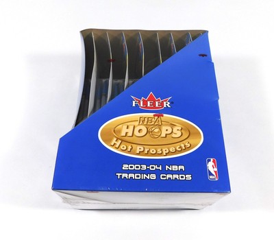 2003-04 Fleer NBA Hoops Hot Prospects Einzelverkauf Sicht Box Verpackt (24 Pack)