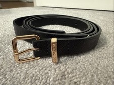 Juicy Couture 2X Skinny Black Women’s Belt 1/2” Width