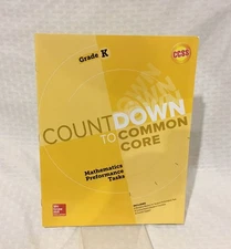 MCGRAW HILL / COUNTDOWN TO COMMON CORE / MATH PERFORMANCE TASKS / KINDERGARTEN