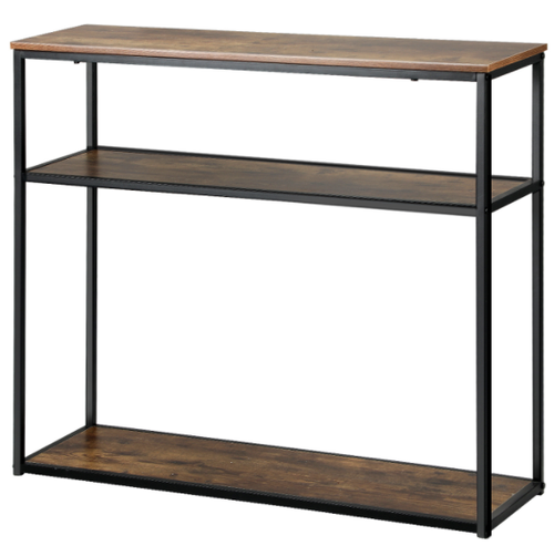 Oikiture Console Table Marble Table Particle Table Ultra Long Entryway Table - Picture 4 of 150