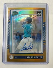 2024 Donruss Baseball Lazaro Montes Rated Prospect Optic /10 GOLD  Mariners