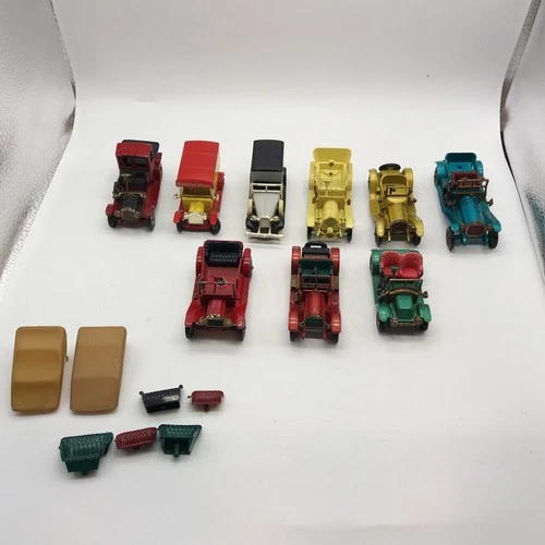 9x Vintage Lesney, Matchbox, Models of Yesteryear & Lledo Model Cars (h16)