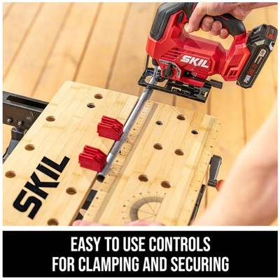 Compact Workbench with Folding Stand - Quick-Connect System/`