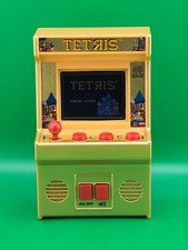 Tetris Gold Mini Arcade Game Classic Video Handheld Game 09686 TESTED